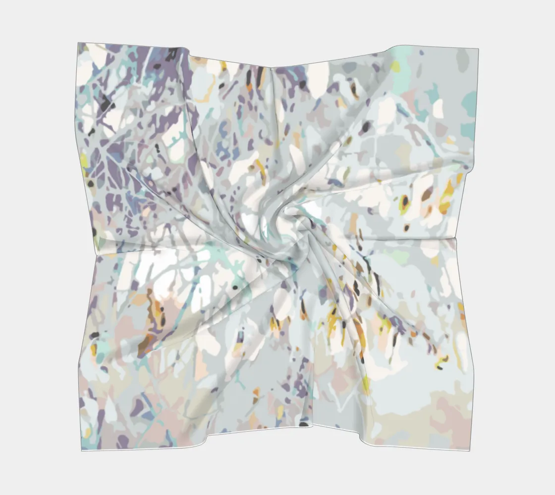 Springtime in the park square scarf