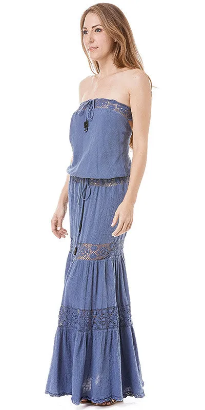 Strapless Hippie Dress