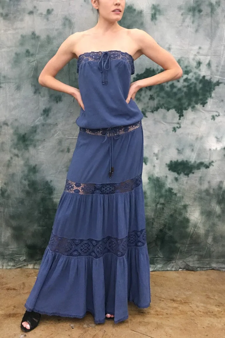 Strapless Hippie Dress