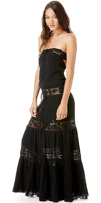 Strapless Hippie Dress