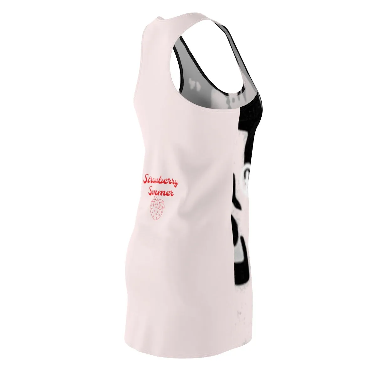 STRAWBERRY SUMMER Women's Cut & Sew Racerback Dress