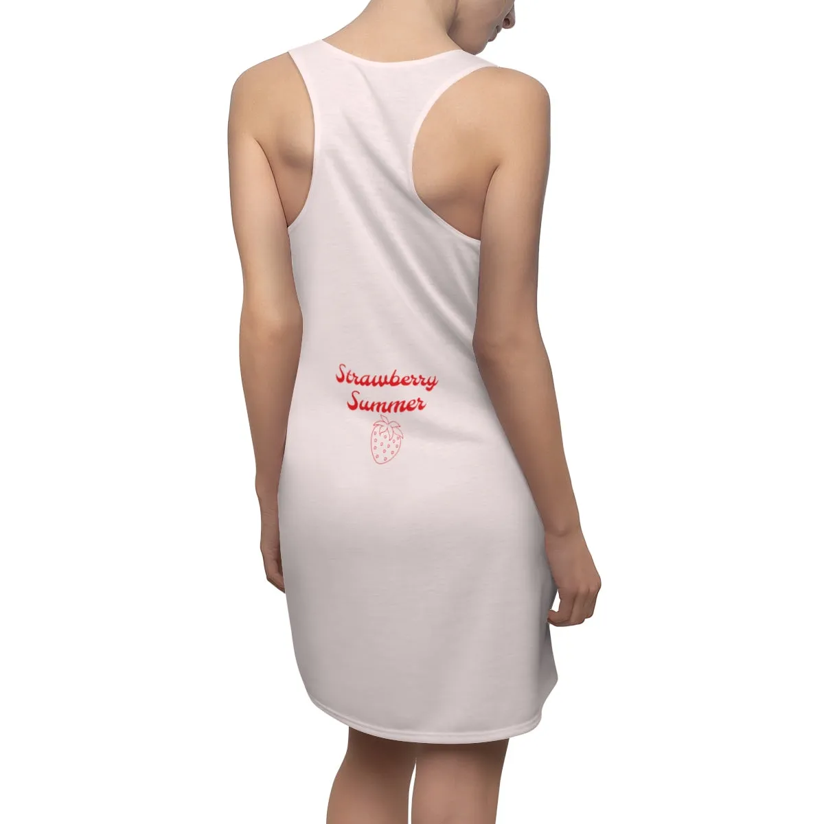 STRAWBERRY SUMMER Women's Cut & Sew Racerback Dress