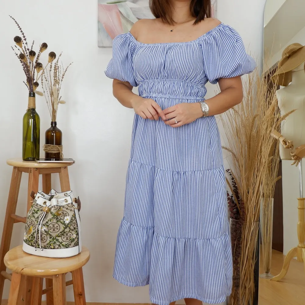 Striped Tiered Dress