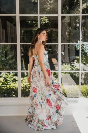 SukiSo Women's Juliet High to Low Dress in Botanica