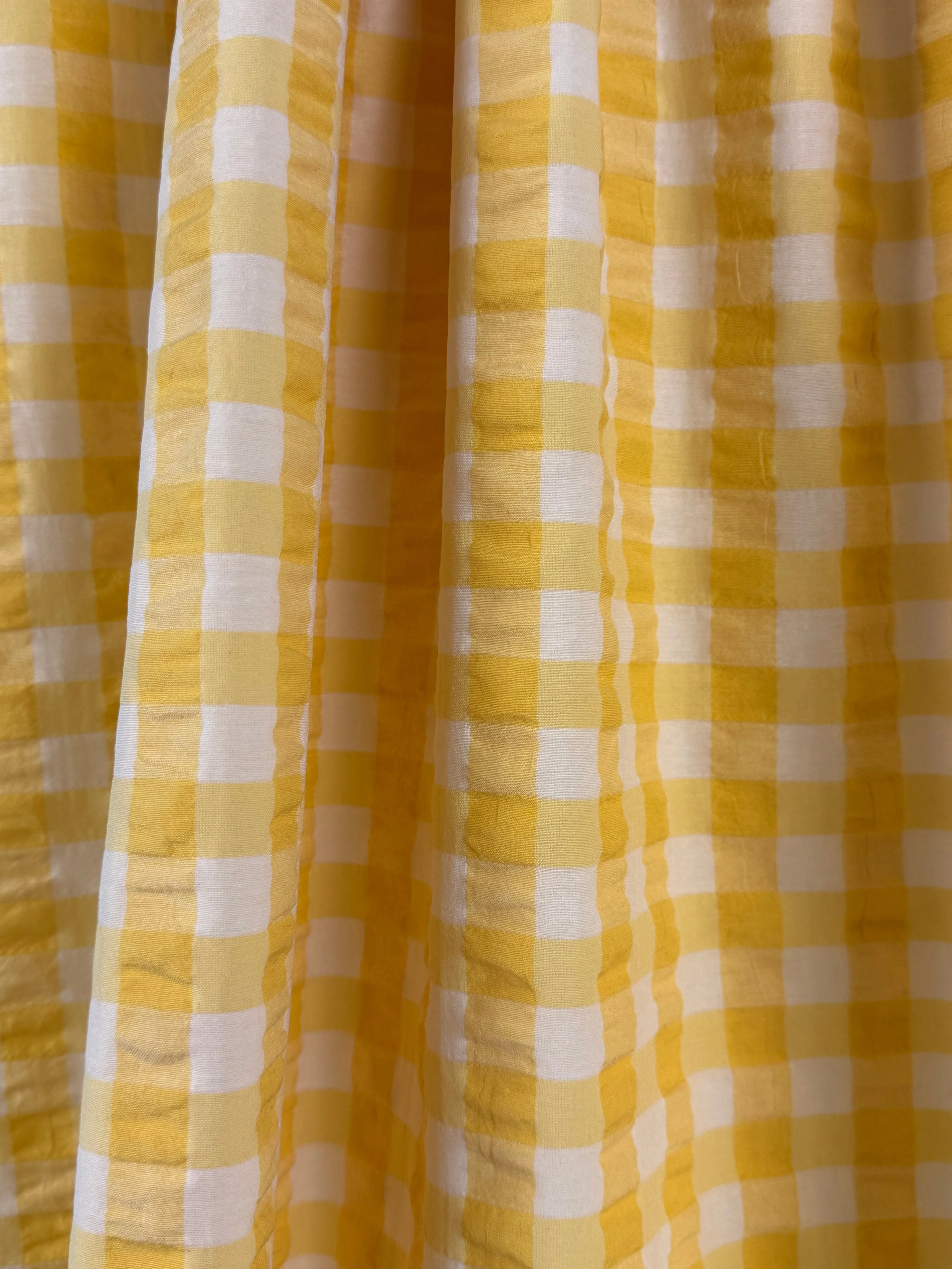 Sunshine Seersucker Gingham