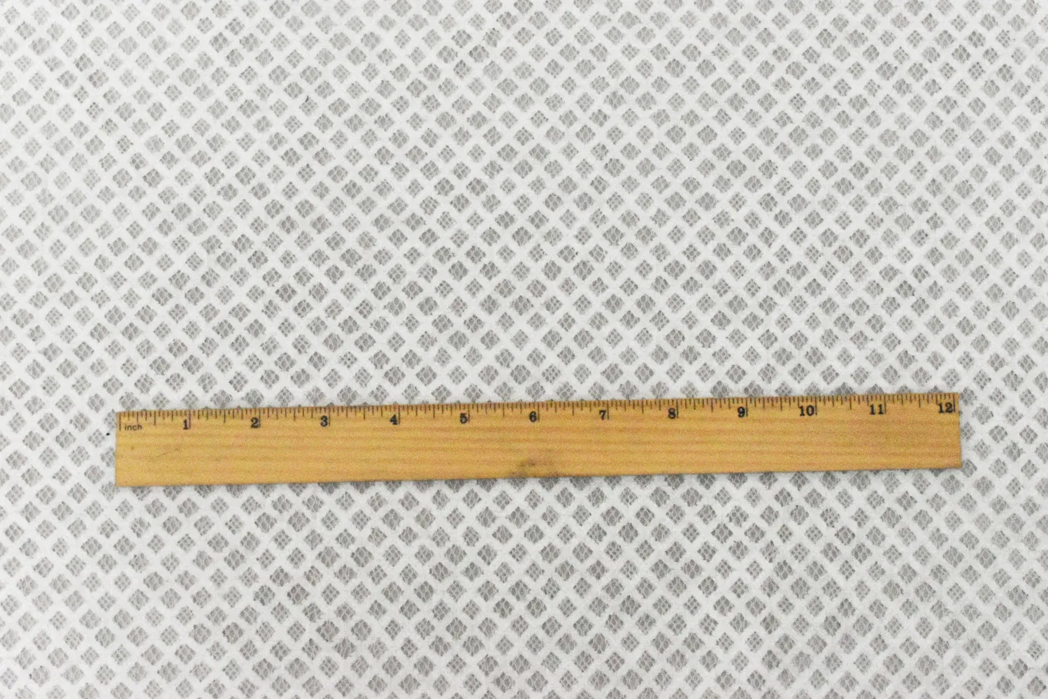 Sweet White Diamond Poly Cotton Lace Knit Fabric