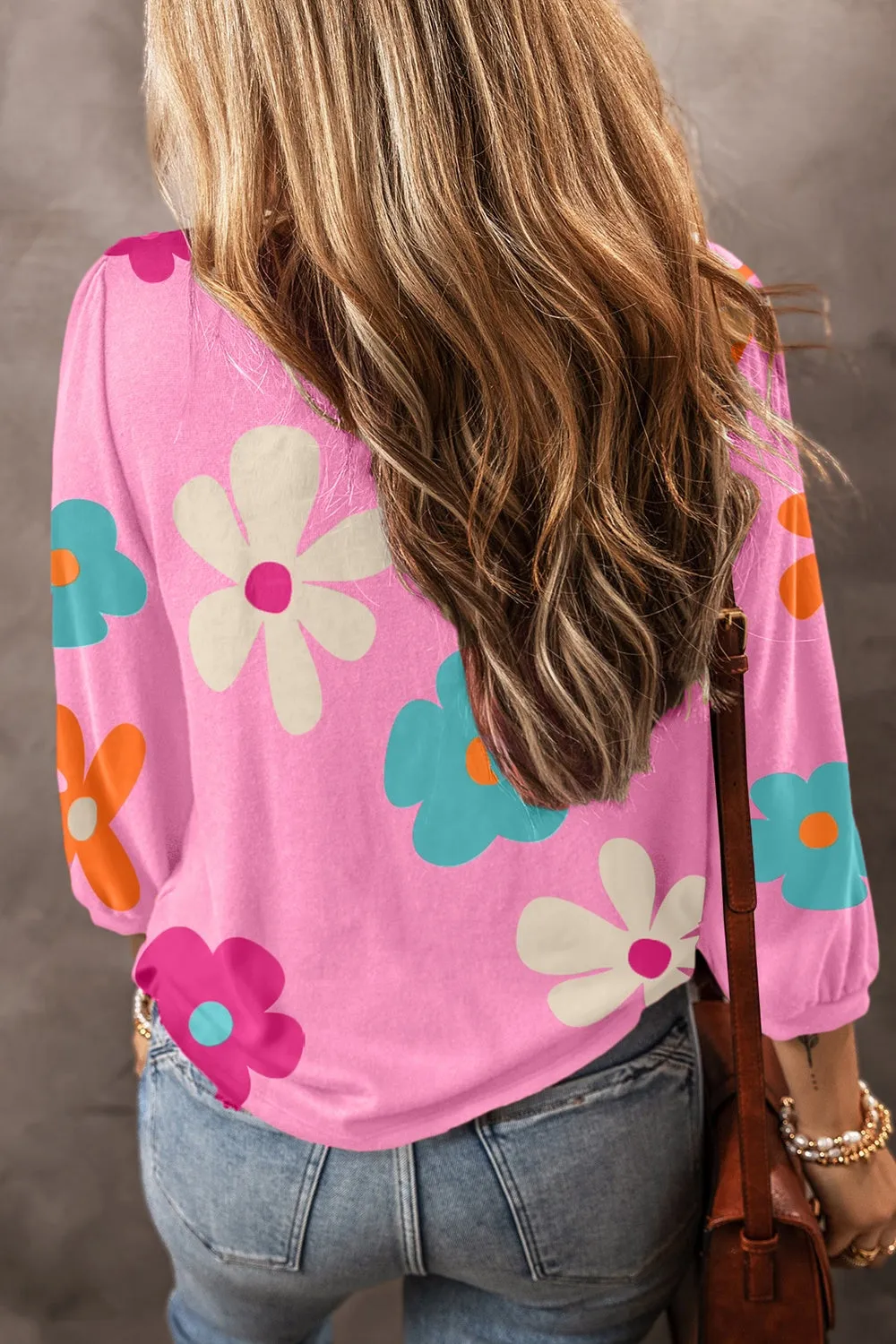 Tahlia Printed Round Neck Top