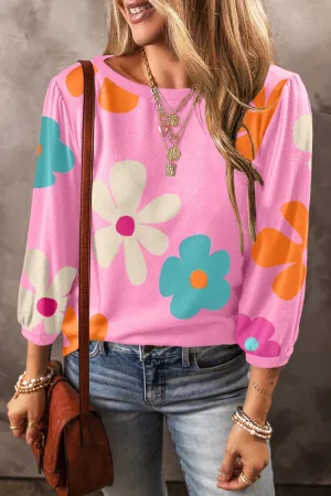 Tahlia Printed Round Neck Top