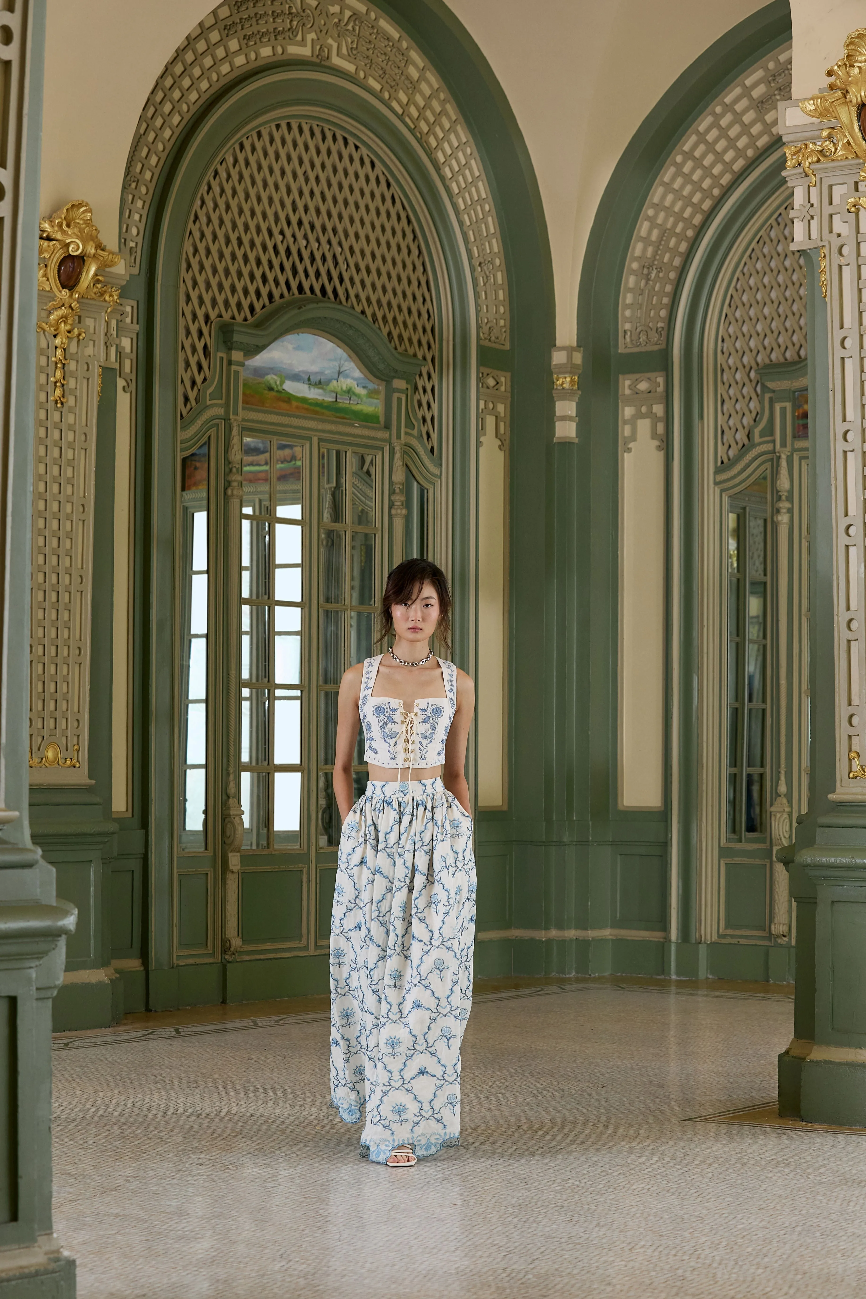 Tangelo Maxi Skirt