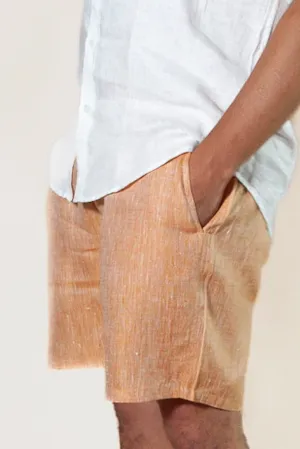 Tangerine - Natural Hemp Shorts - Mr. Linen Co