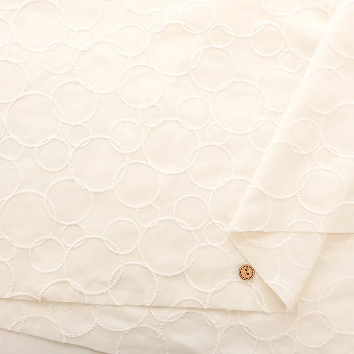 T/C Embroidered Fabric - Dot