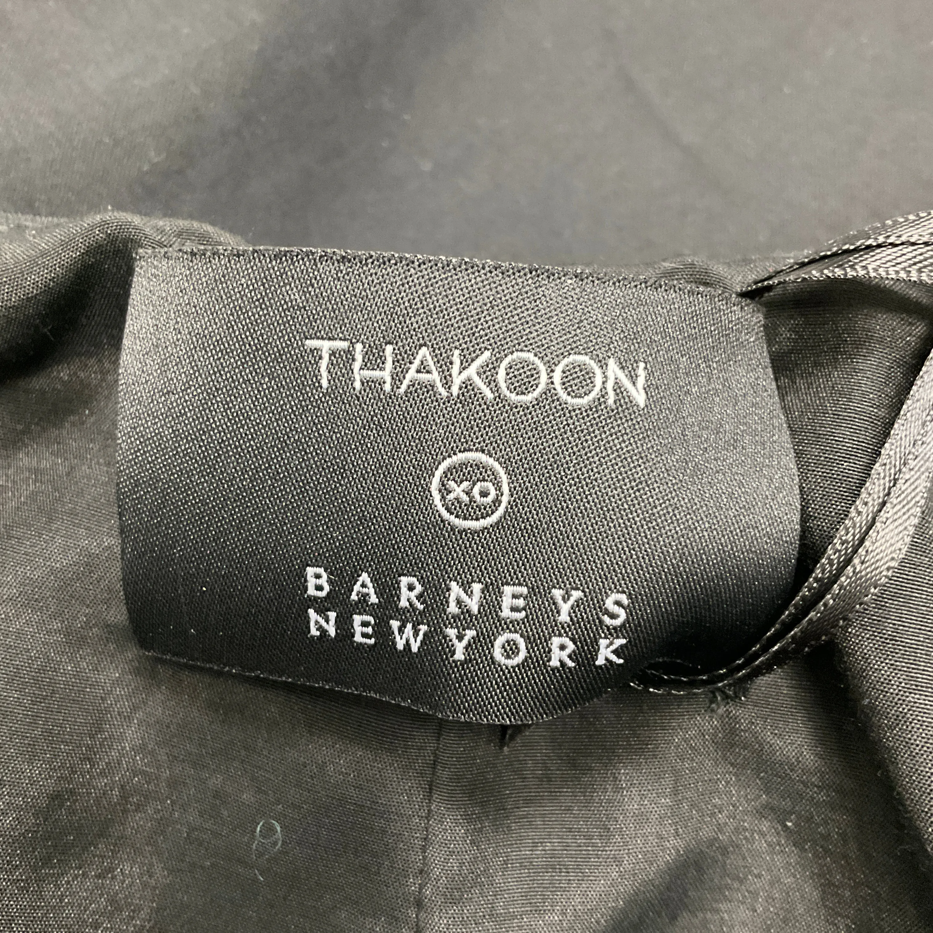 Thakoon Black Ruffled Mini Dress