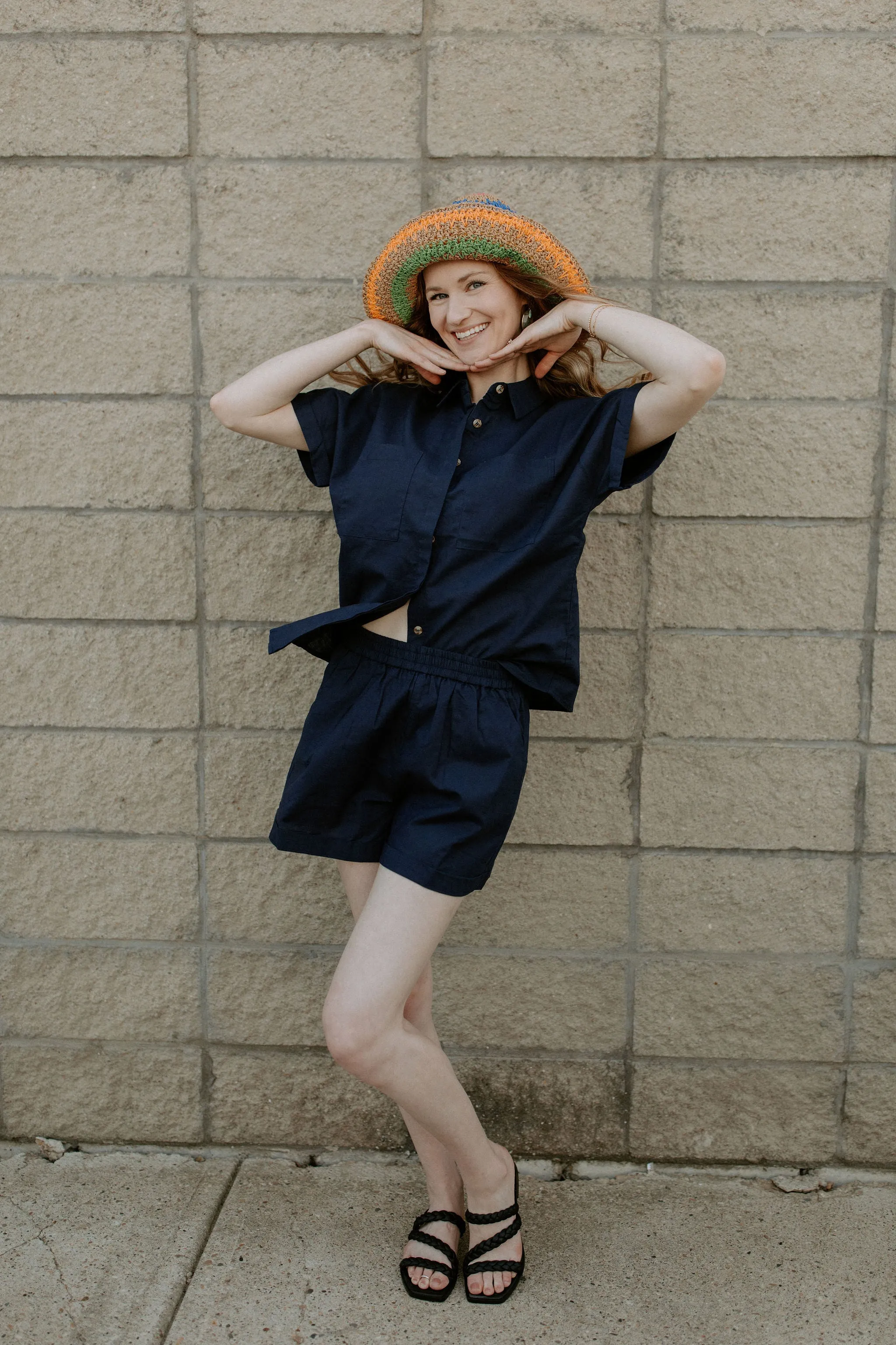 The Doris Shorts by FRNCH - Navy