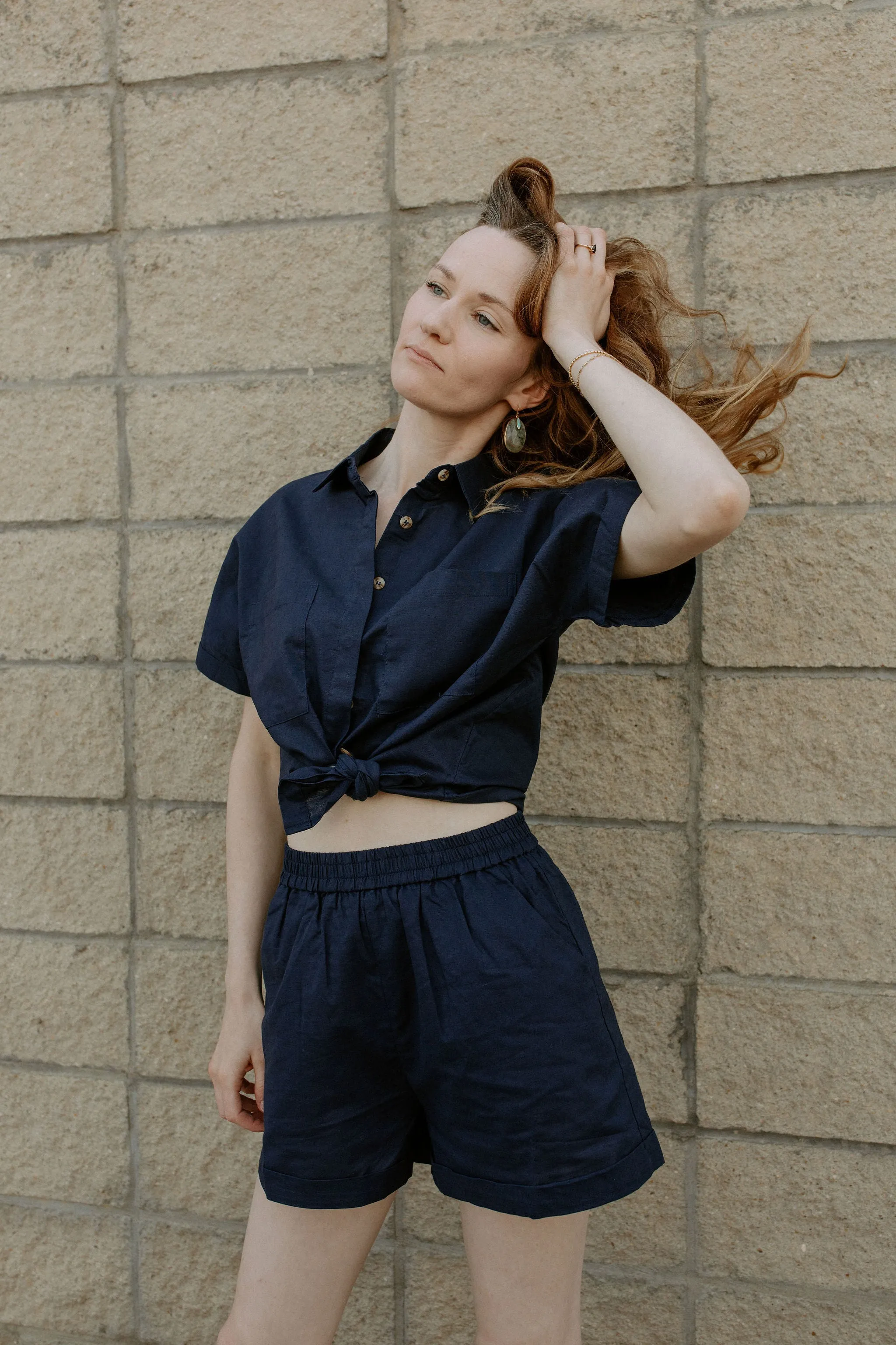The Doris Shorts by FRNCH - Navy