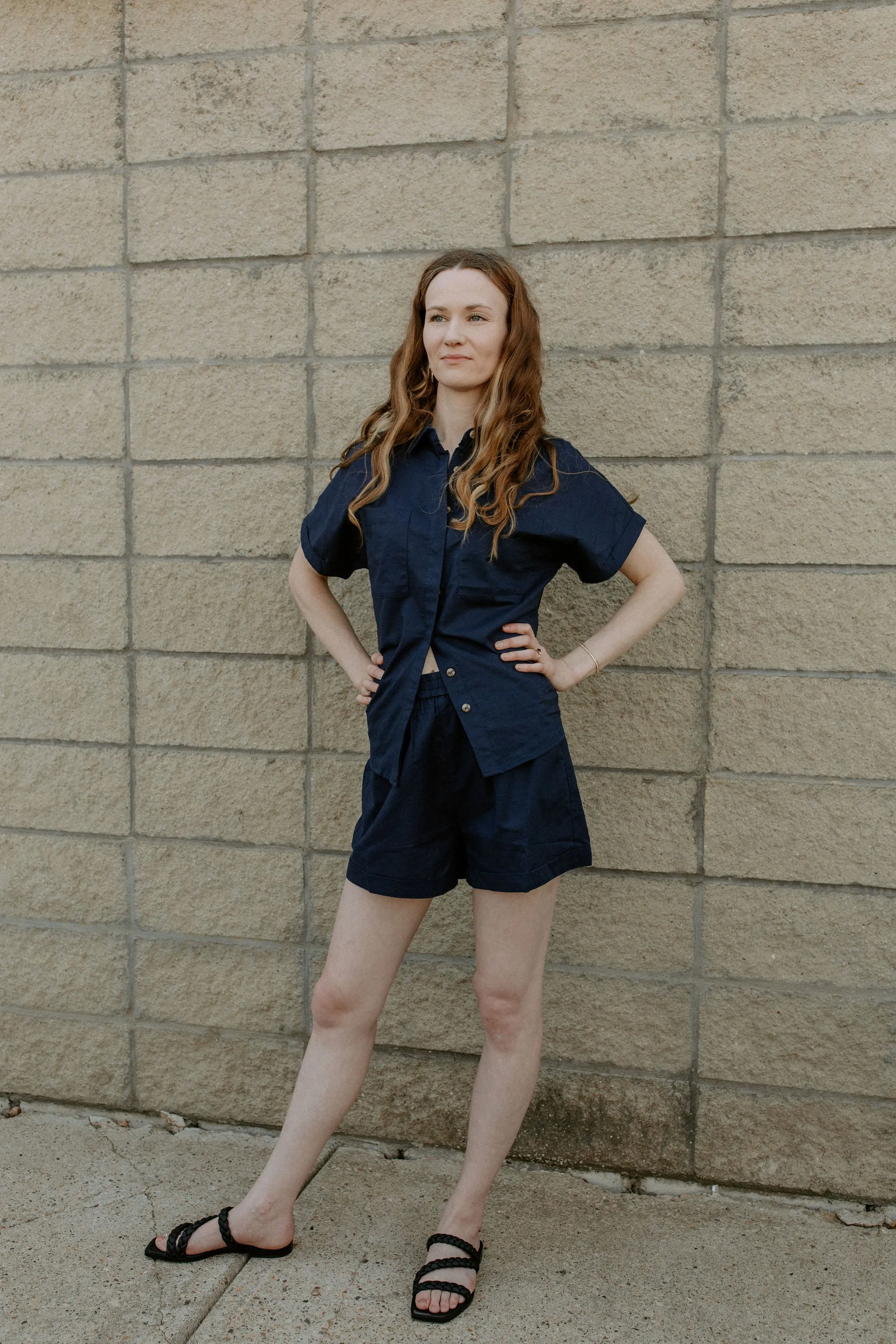 The Doris Shorts by FRNCH - Navy