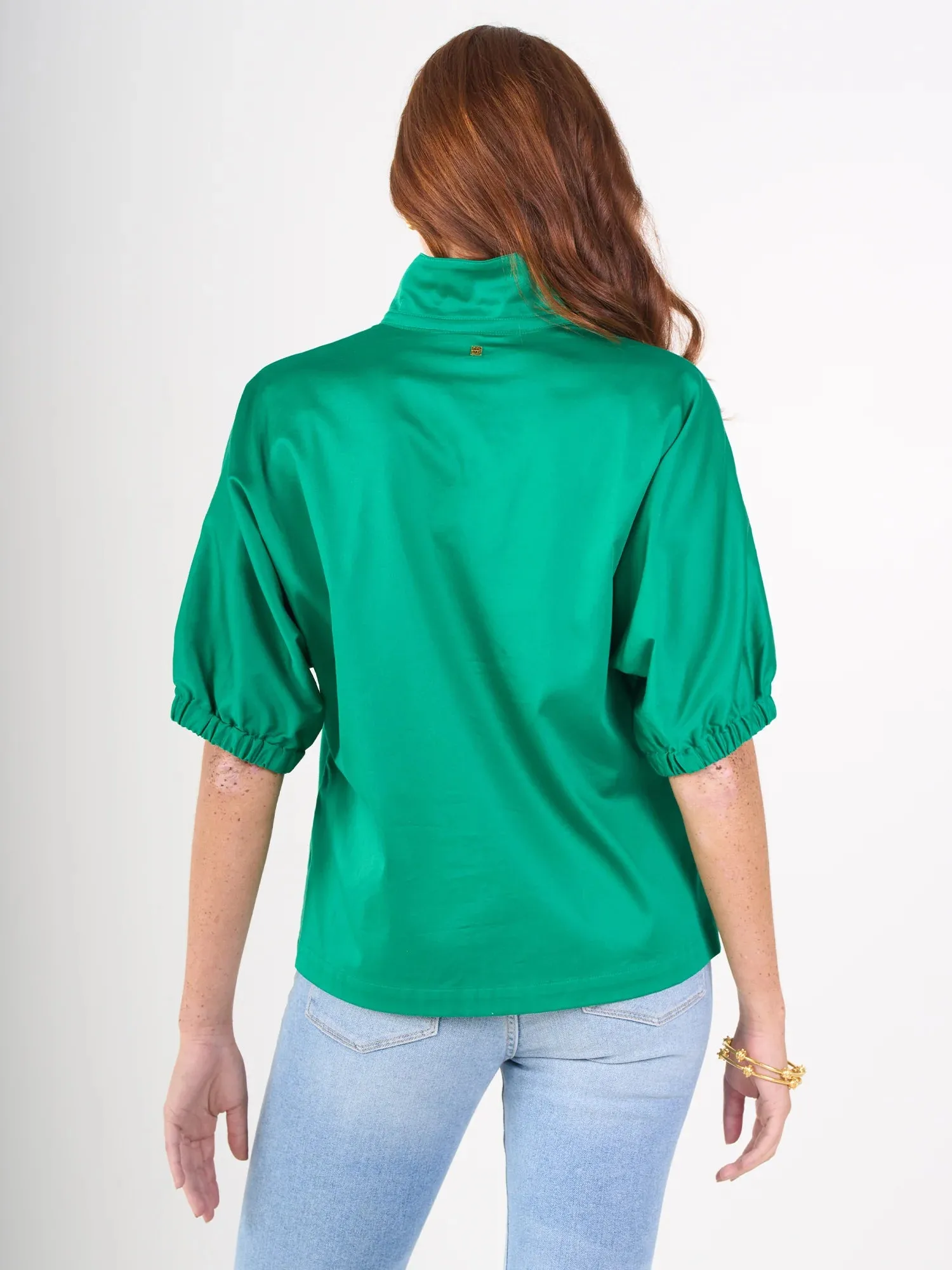 The Poppy Top - Jellybean Cotton Poplin