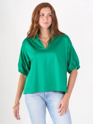 The Poppy Top - Jellybean Cotton Poplin