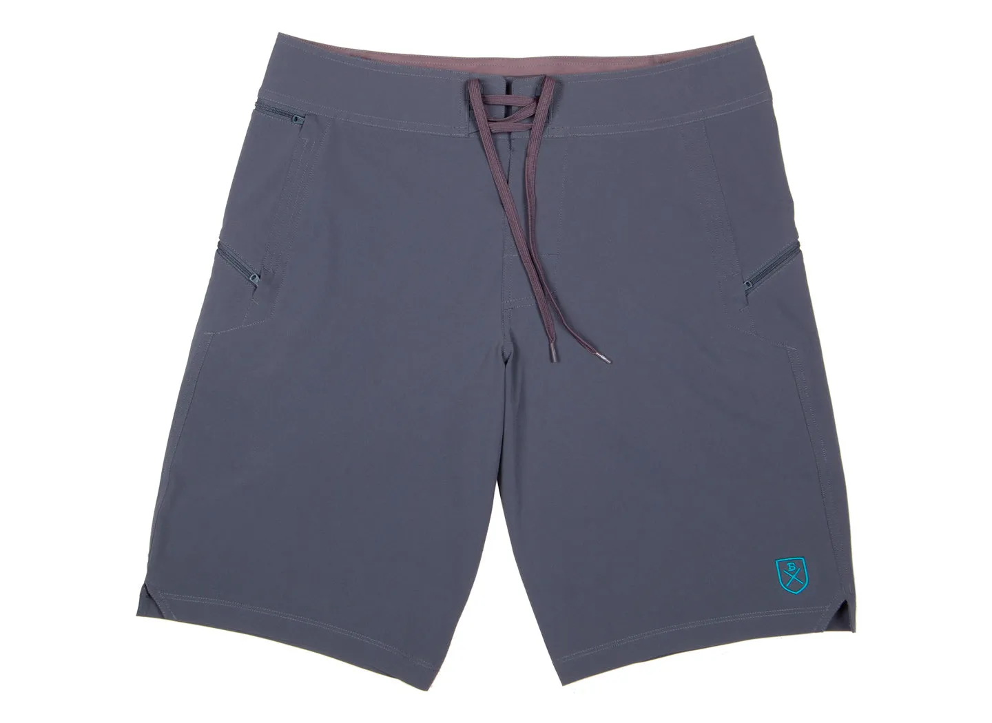 The Spartan Board Shorts -  11" Inseam - Blue Mirage