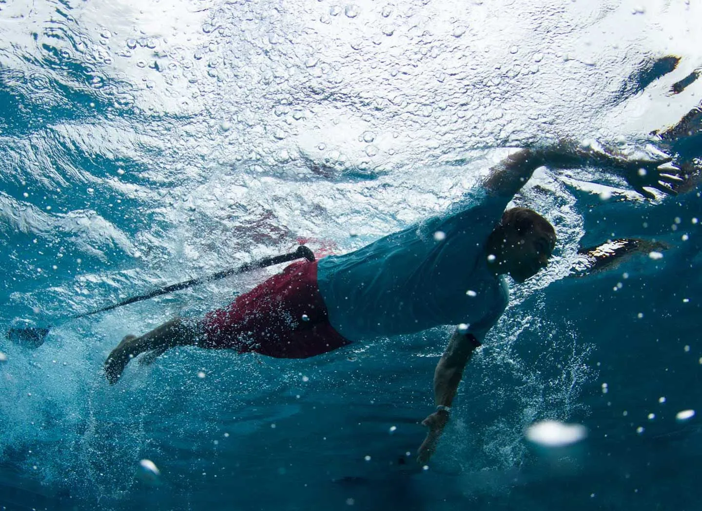 The Spartan Board Shorts -  11" Inseam - Blue Mirage