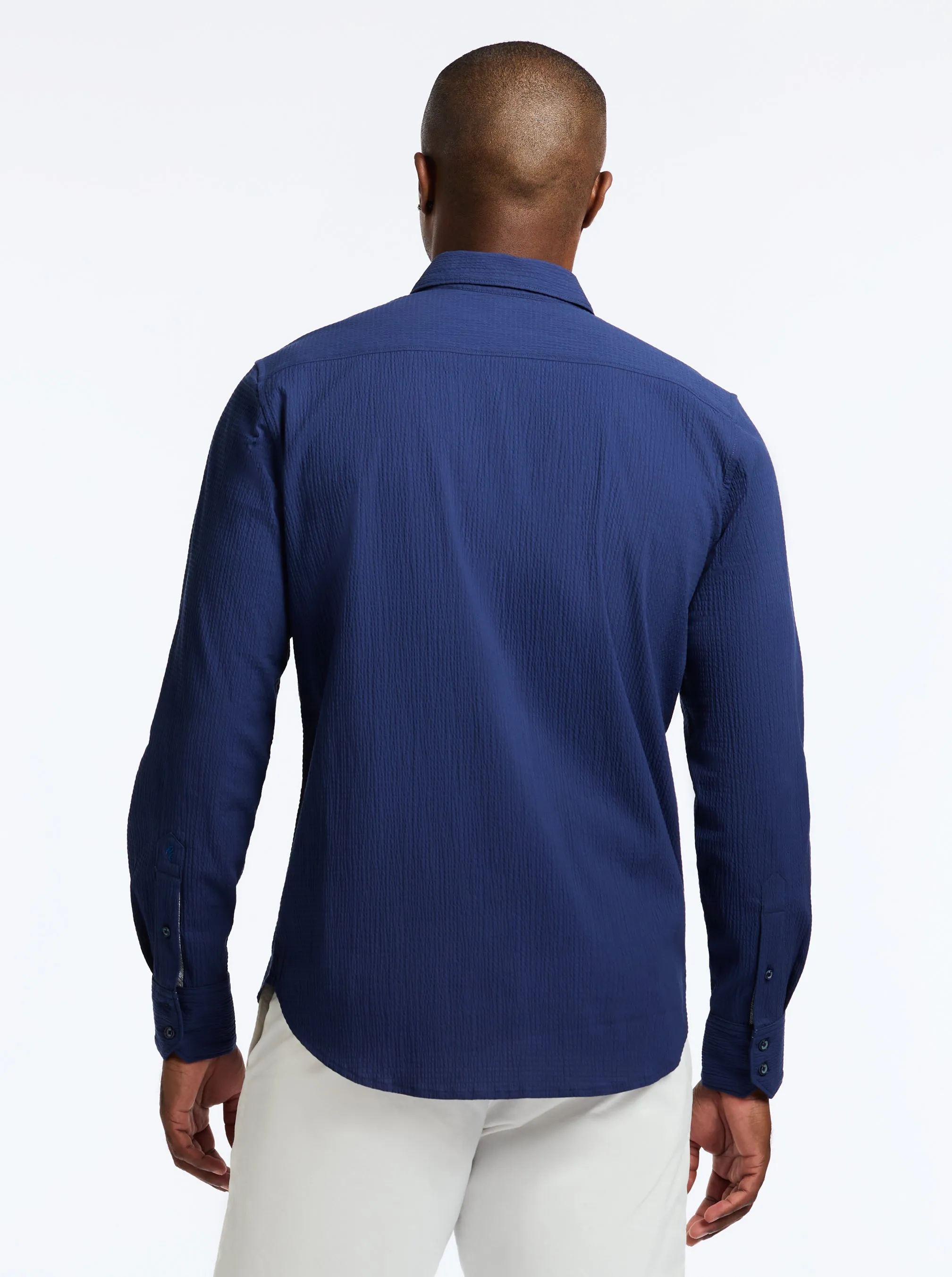 THRESHER LONG SLEEVE BUTTON DOWN SHIRT