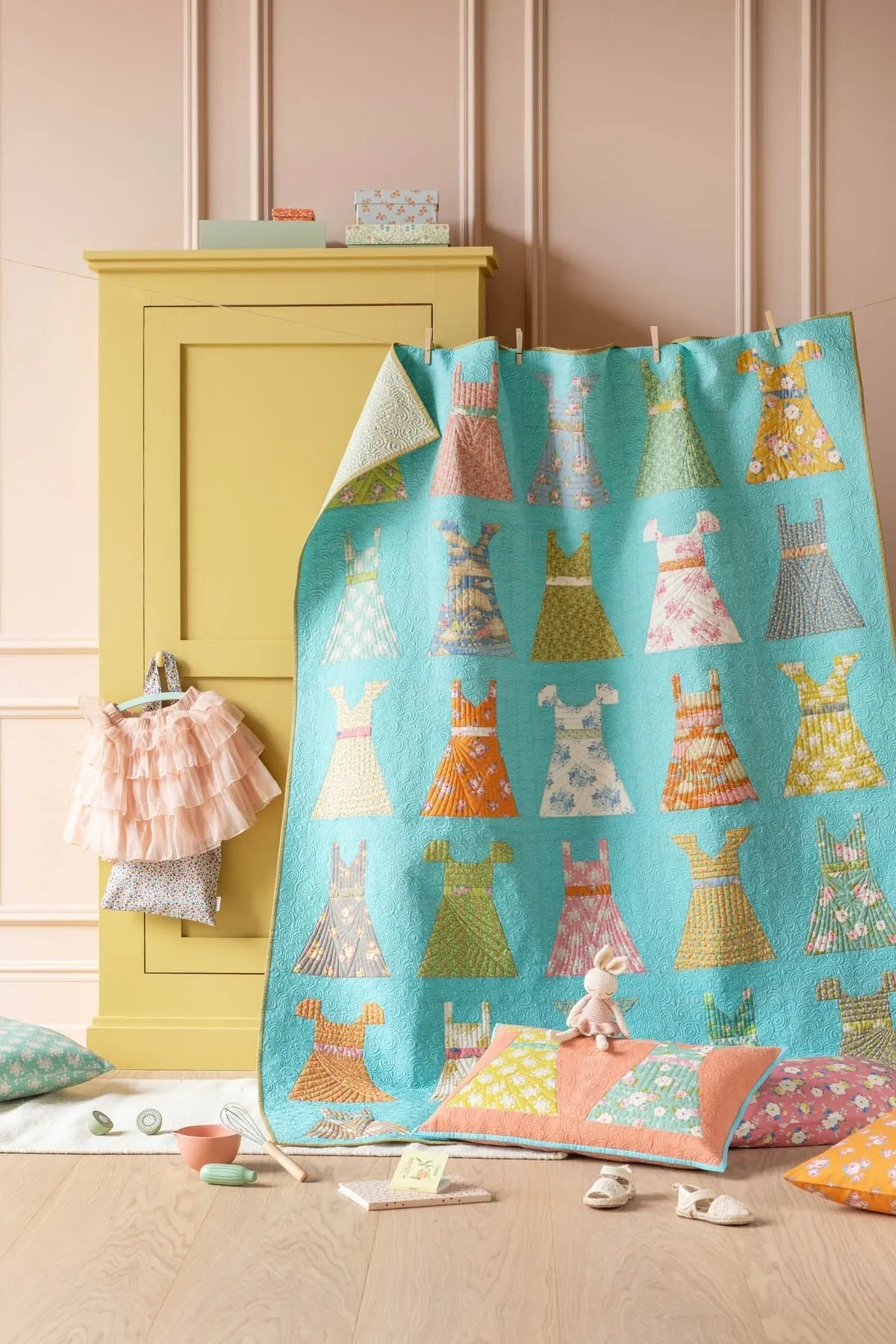 Tilda Sunday Brunch | Sunday Best Quilt Kit | Teal