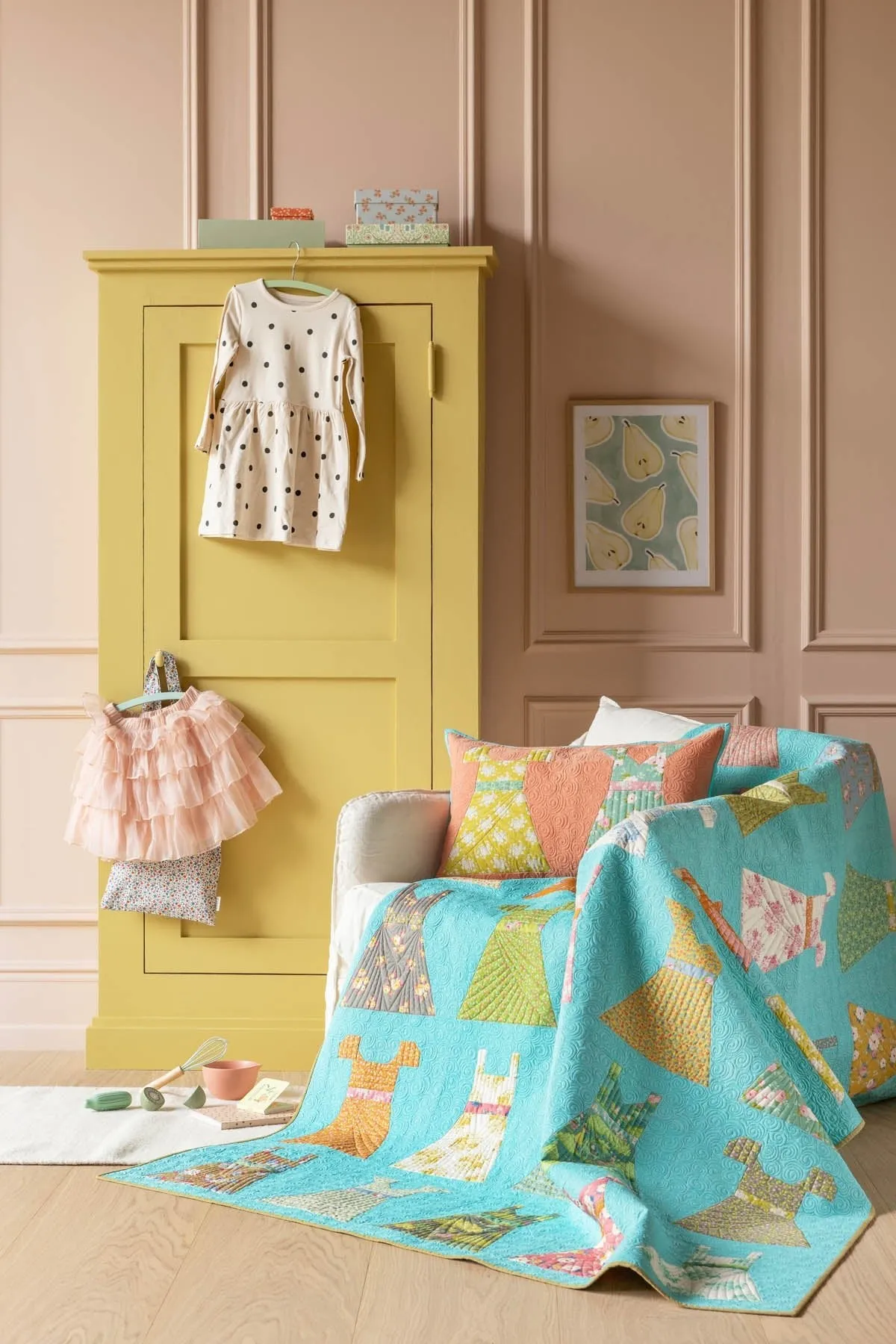 Tilda Sunday Brunch | Sunday Best Quilt Kit | Teal