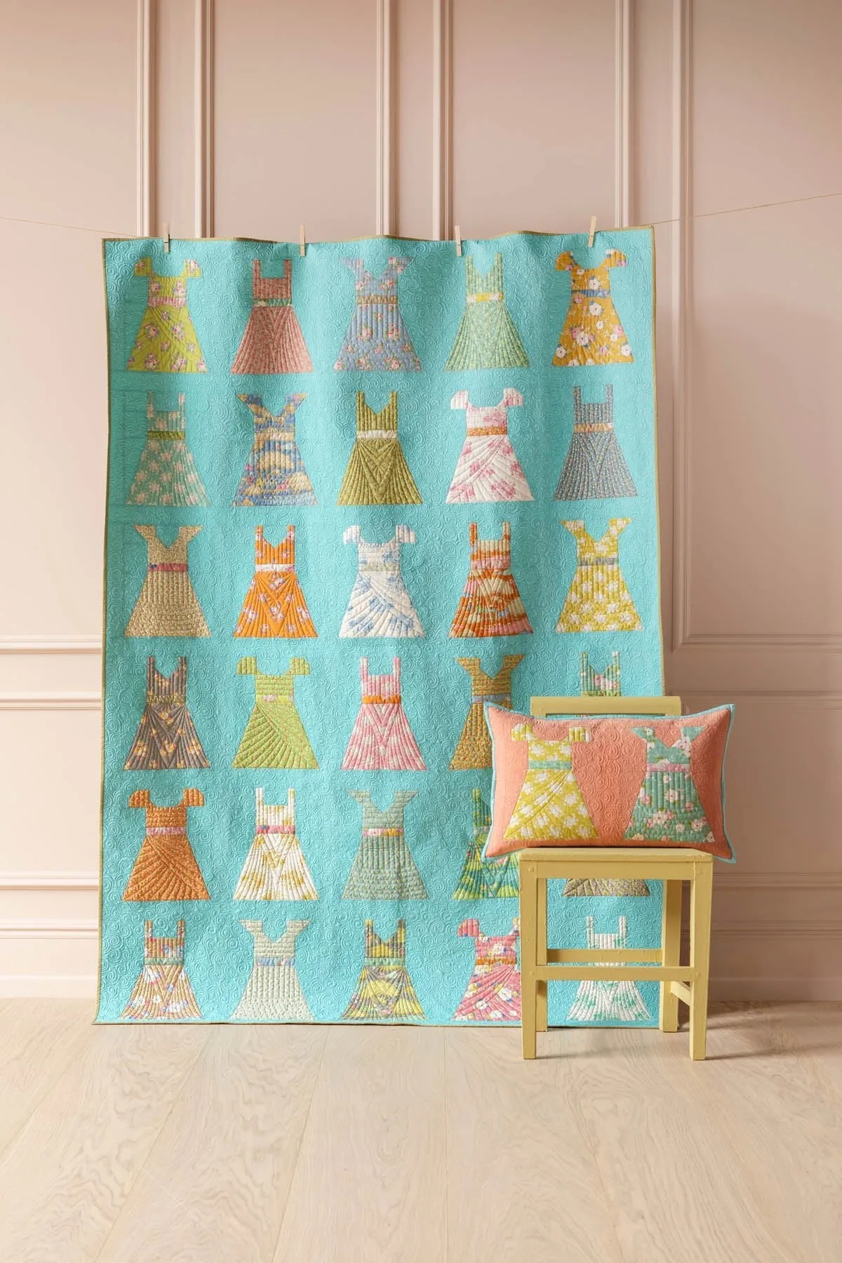 Tilda Sunday Brunch | Sunday Best Quilt Kit | Teal