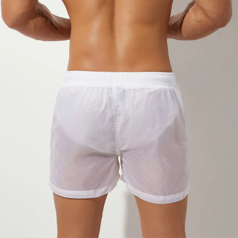 Transparent Pocketed Board Shorts
