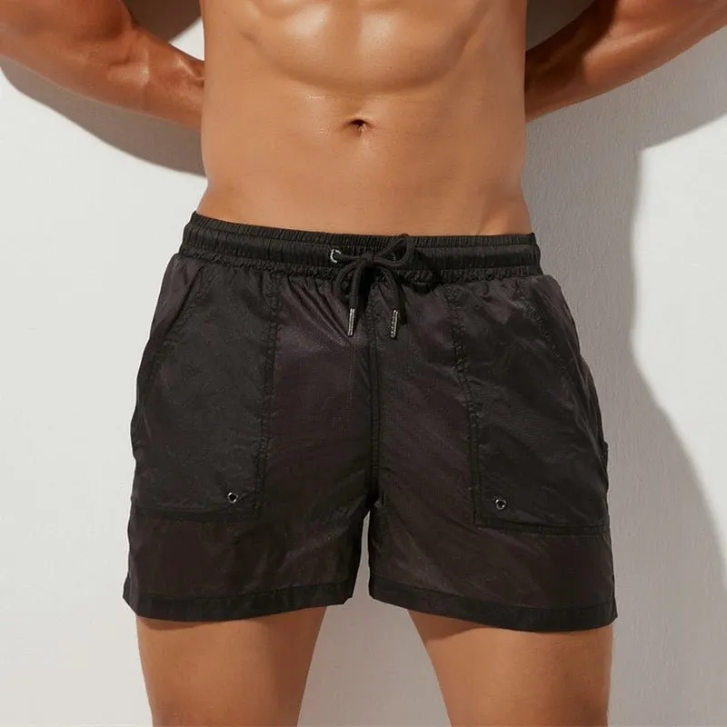 Transparent Pocketed Board Shorts