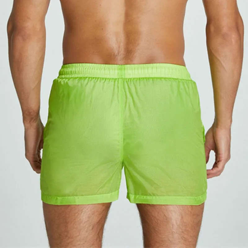 Transparent Pocketed Board Shorts