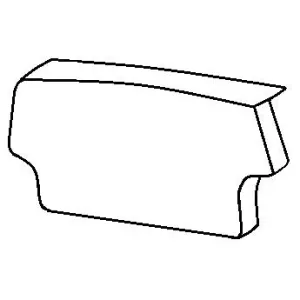 Triumph Herald 12/50 Saloon Rear Seat Squab Foam