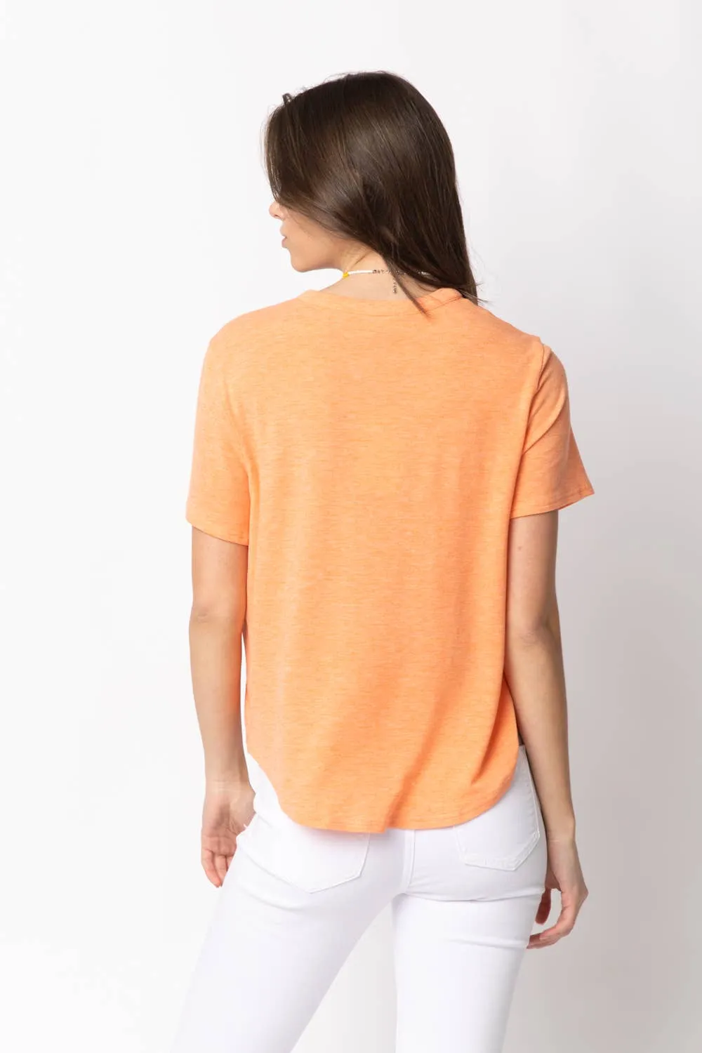 Twisted Hem Knit Top