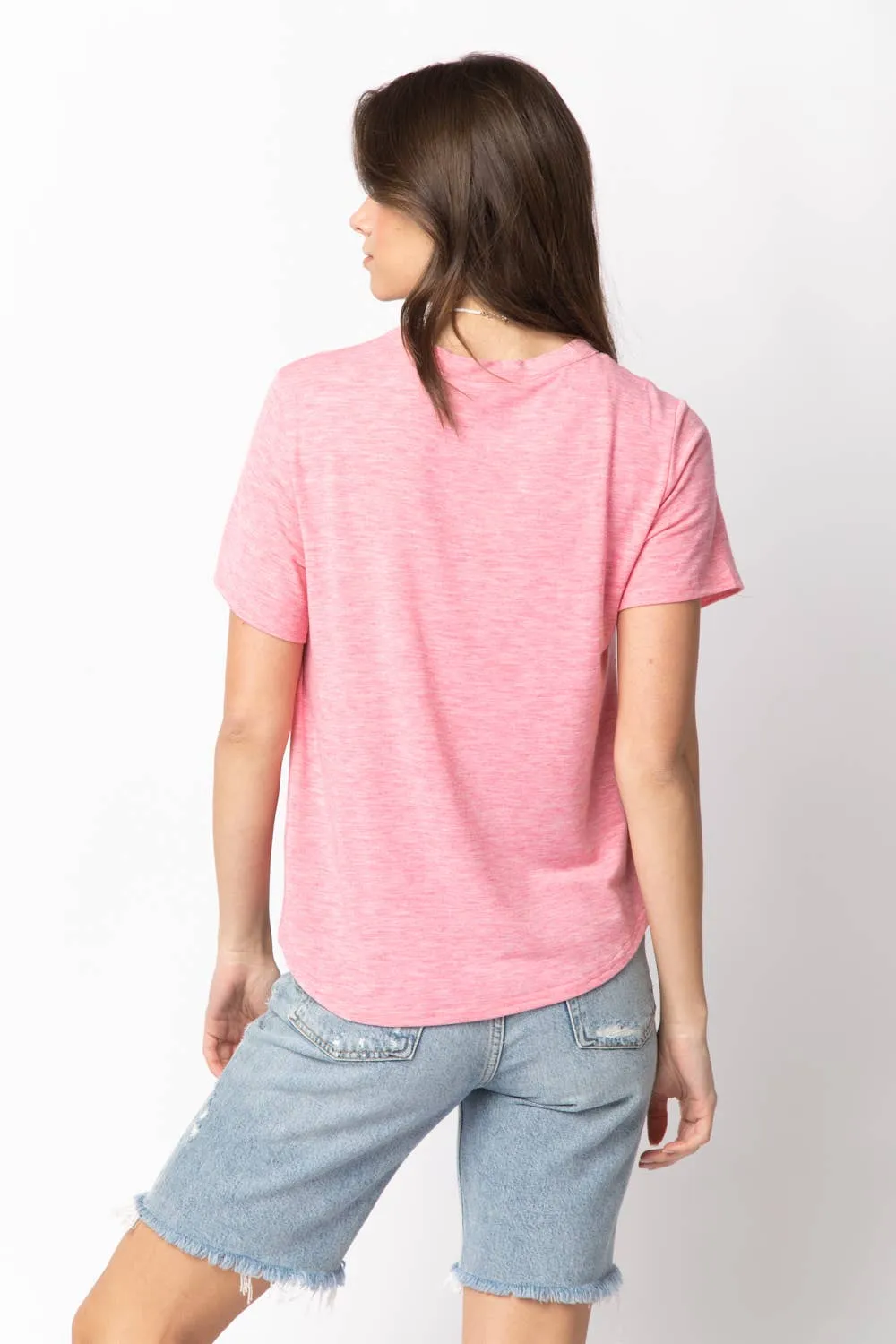 Twisted Hem Knit Top