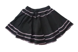 TwOOwls Black/Pink Baby ChaCha Skirt -100% organic cotton