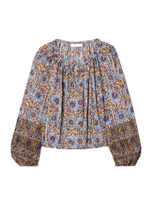 Ulla Johnson Silvia floral-print cotton-blend voile blouse