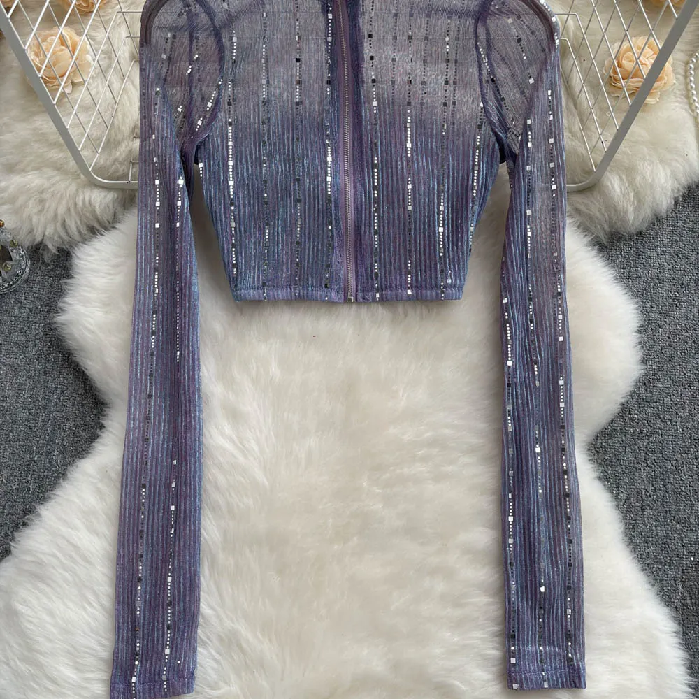 unique chic long sleeve blouses