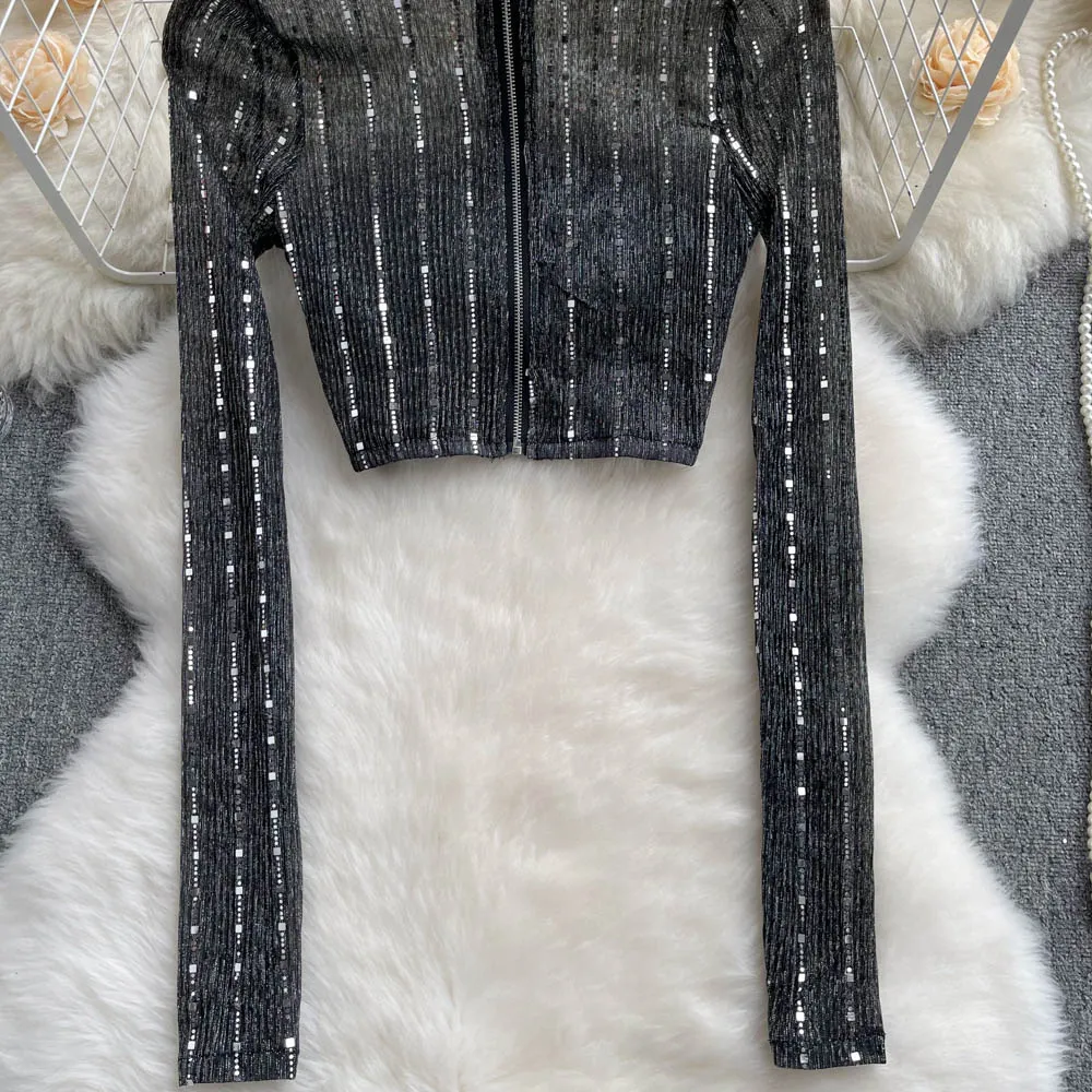 unique chic long sleeve blouses