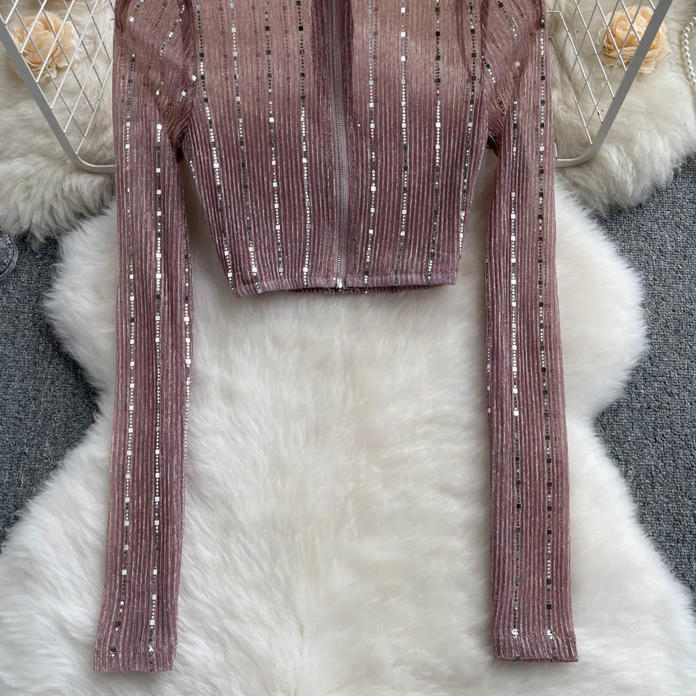 unique chic long sleeve blouses