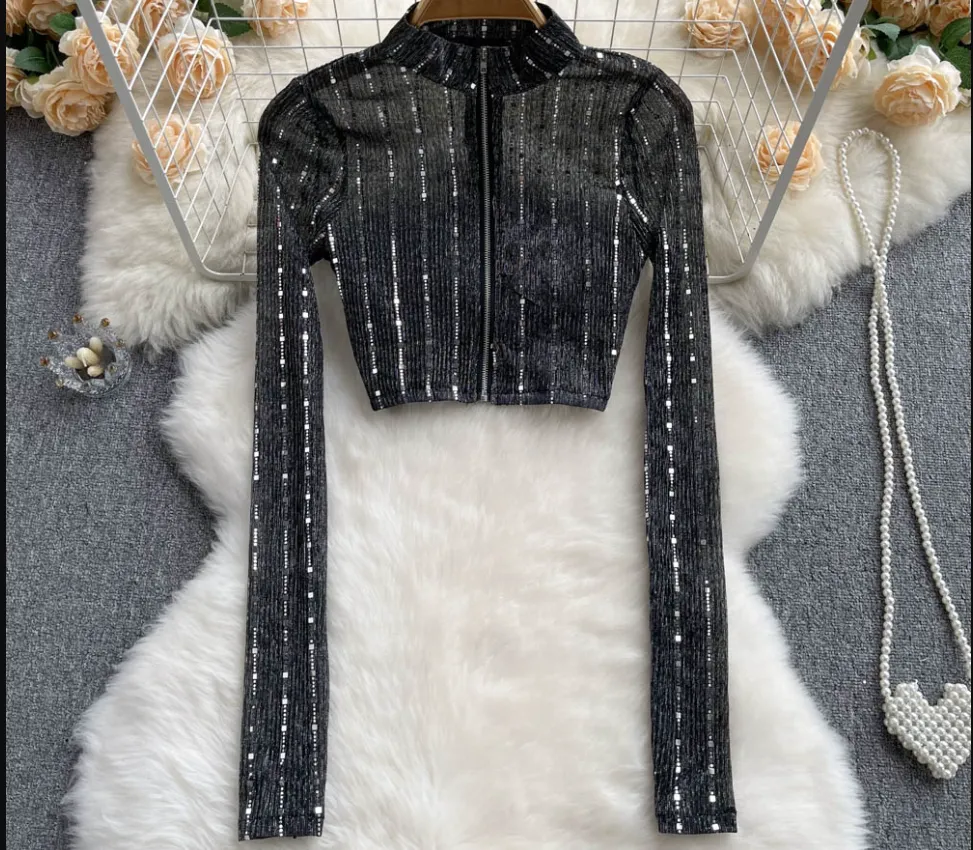unique chic long sleeve blouses