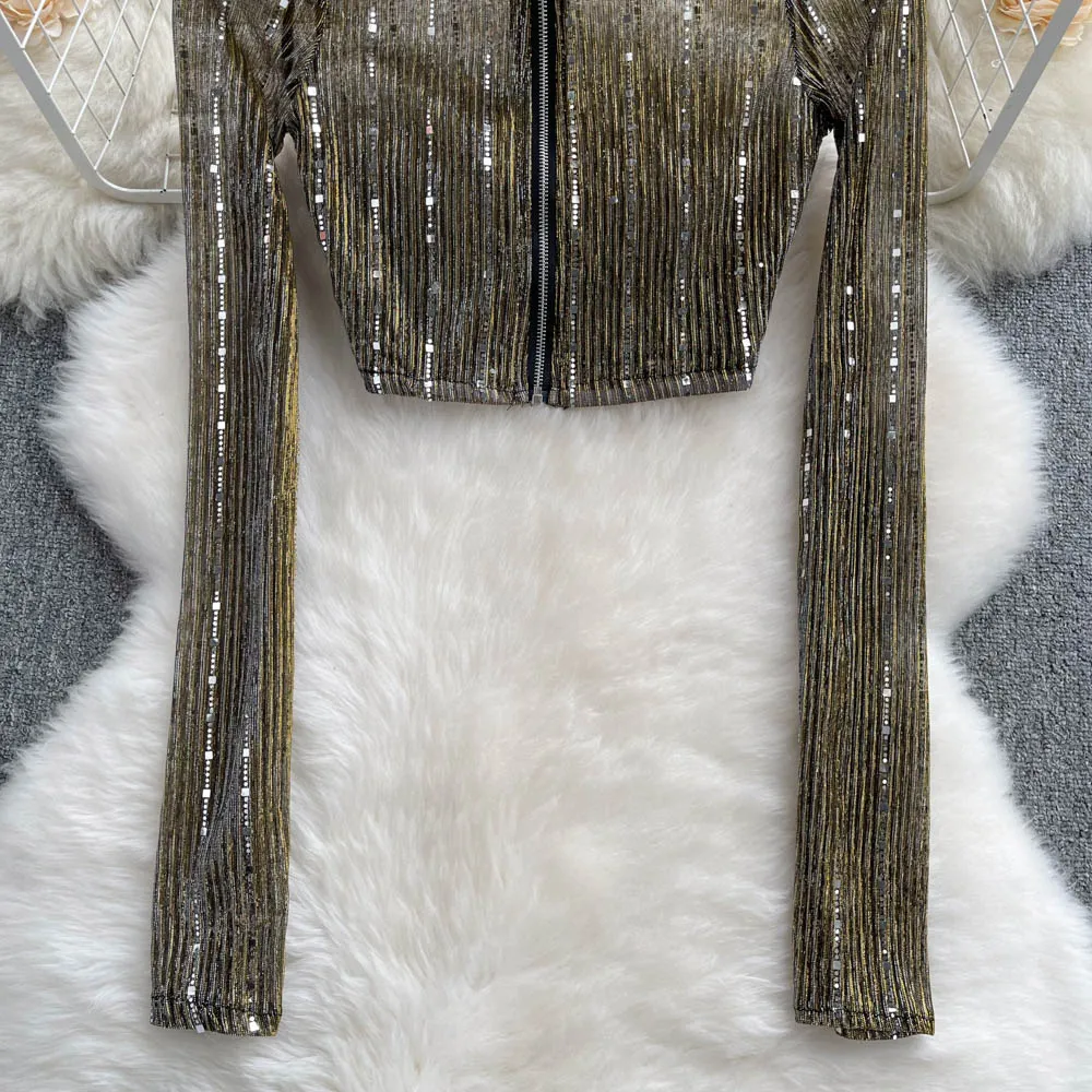 unique chic long sleeve blouses