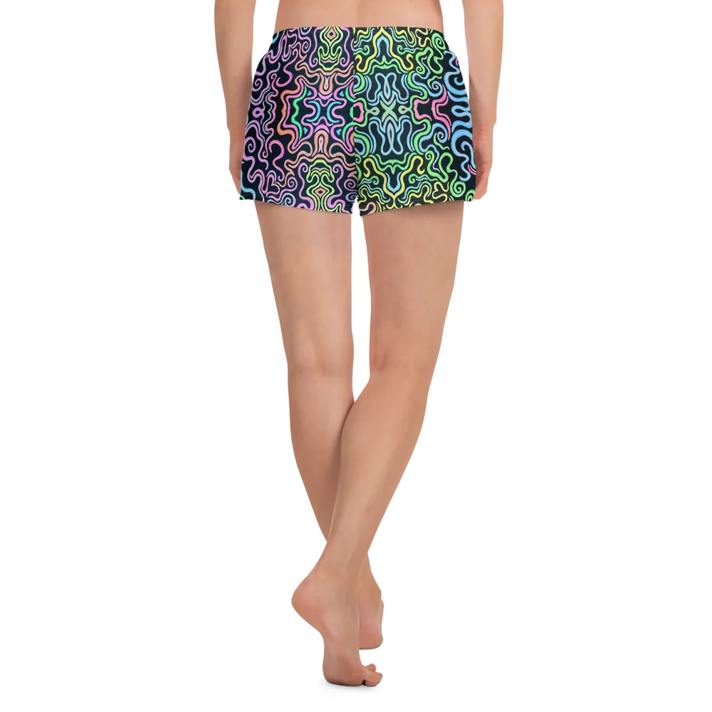 Unisex Running Shorts (Recycled Material)- "Glow" Design