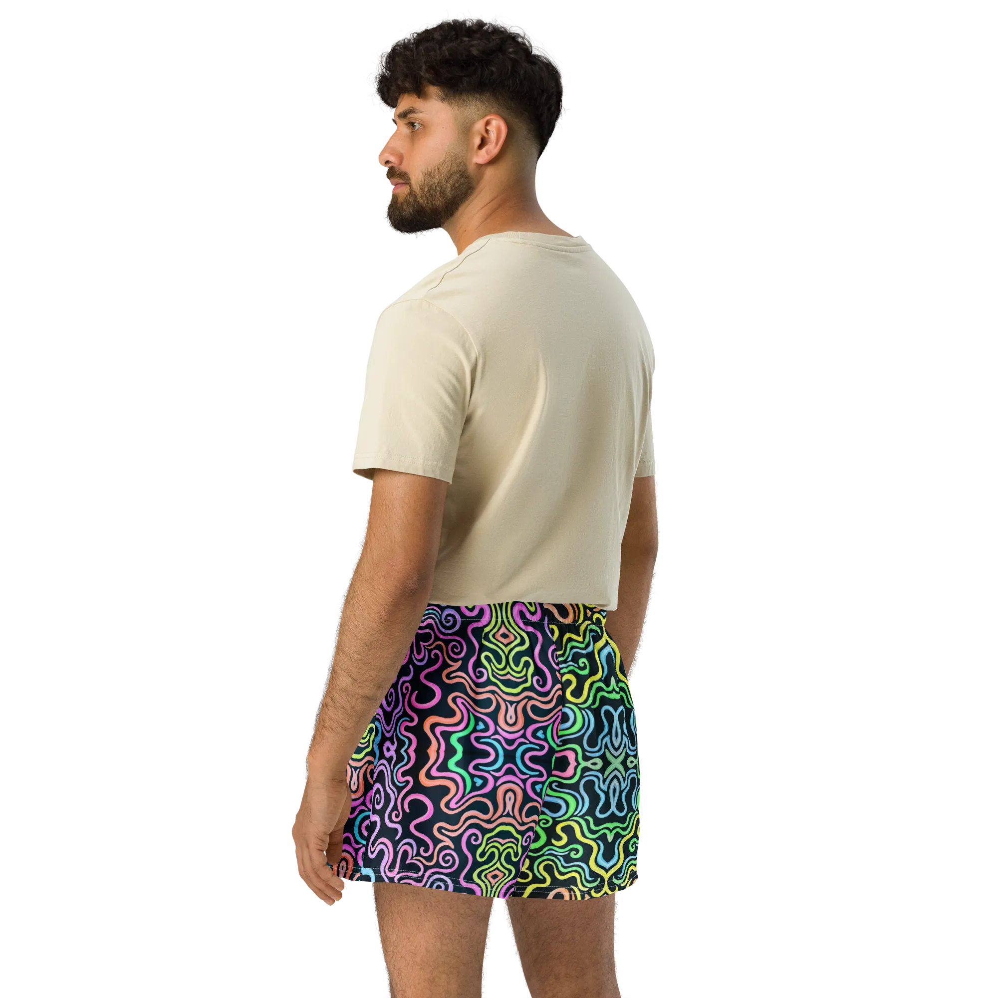 Unisex Running Shorts (Recycled Material)- "Glow" Design