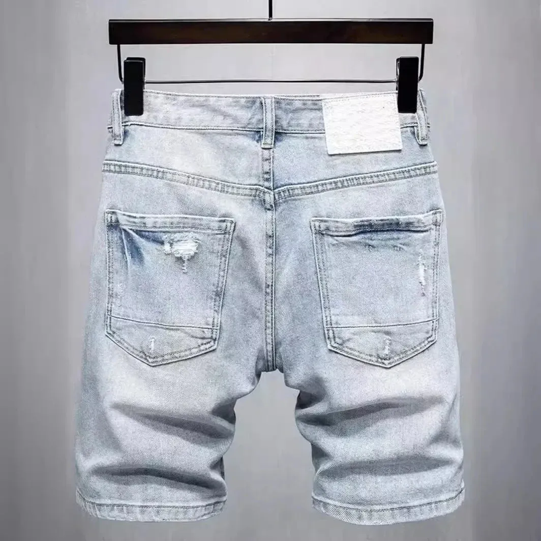 UrbanWave Ripped Denim Shorts für Männer