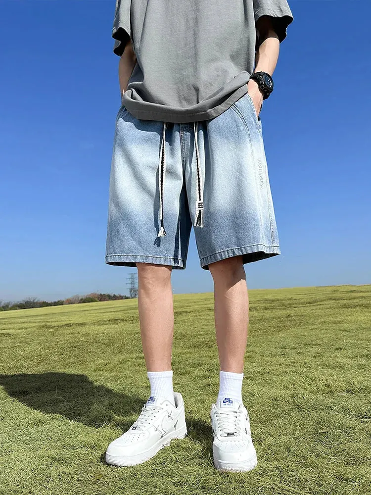 UrbanWave Sommer-Gradient-Denim-Shorts