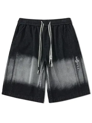 UrbanWave Sommer-Gradient-Denim-Shorts