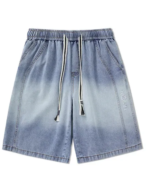UrbanWave Sommer-Gradient-Denim-Shorts