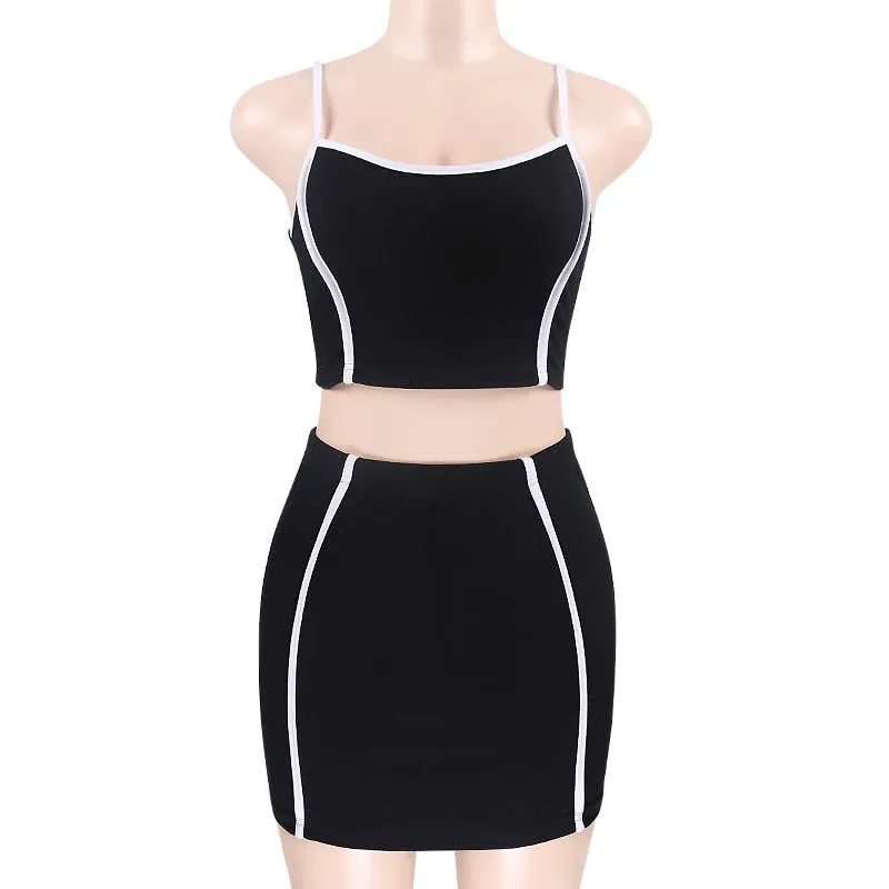 Varsity Mini Skirt Set