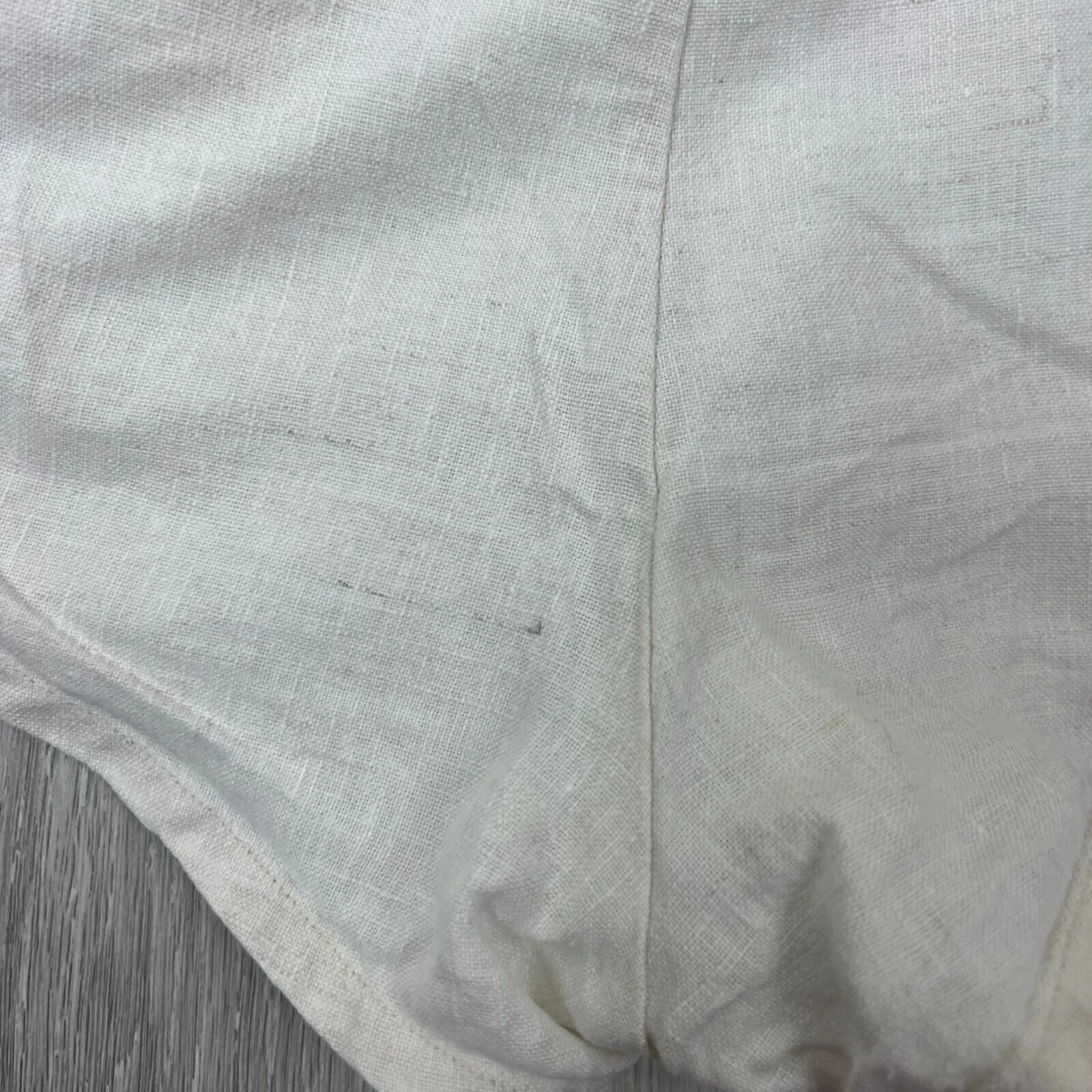 Venroy Womens 100% Linen Off-White Lounge Shorts Size XS