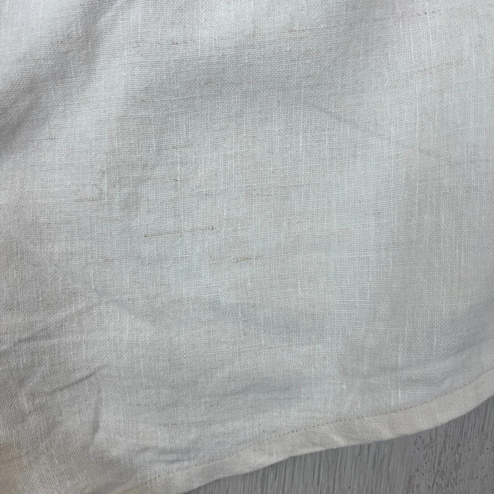 Venroy Womens 100% Linen Off-White Lounge Shorts Size XS