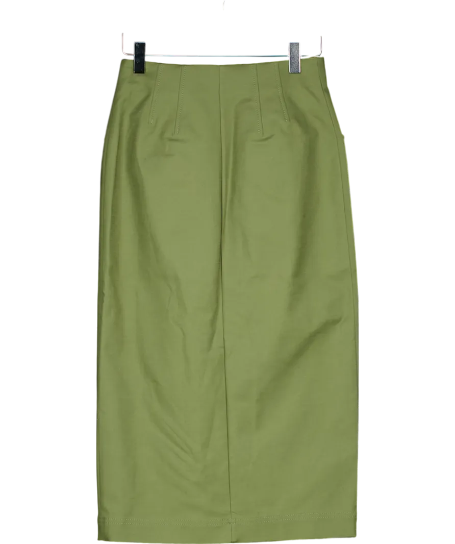 Veronica Beard Green Dallas Cargo Pencil Skirt UK 4